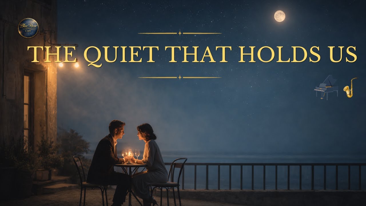 The Quiet That Holds Us | Emotional Blues Instrumental - Blue Hour Cafe Session (Vol. 9)