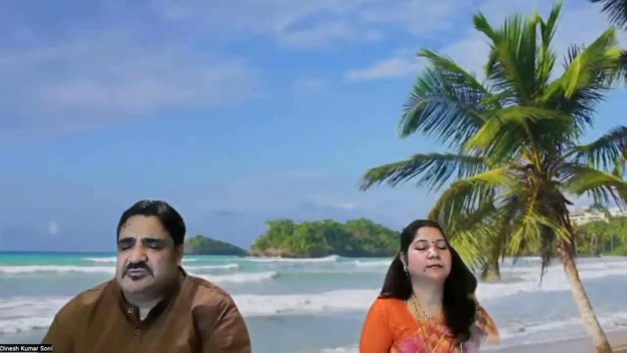 25th Jan 2026- English guided meditation by DInesh ji and Poonam ji- Visualization!