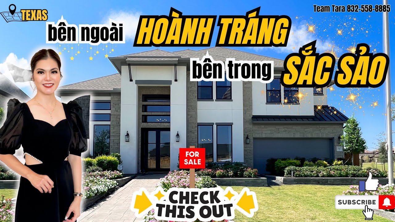 ĐẸP NGẤT NGÂY trước độ HOÀNH TRÁNG SẮC SẢO nhà tại Cypress TX | Nhà Đẹp Hoa Kỳ