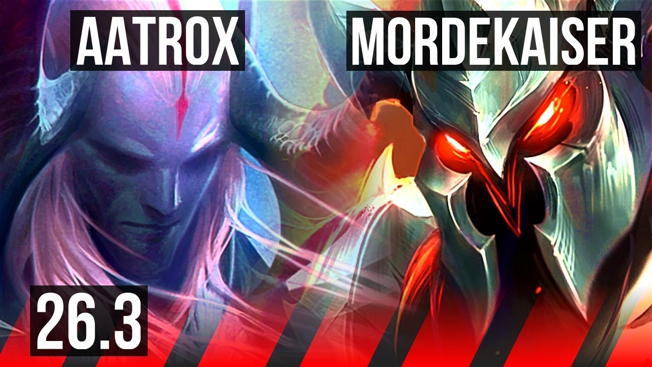 AATROX vs MORDEKAISER (TOP) | KR Master | 26.3