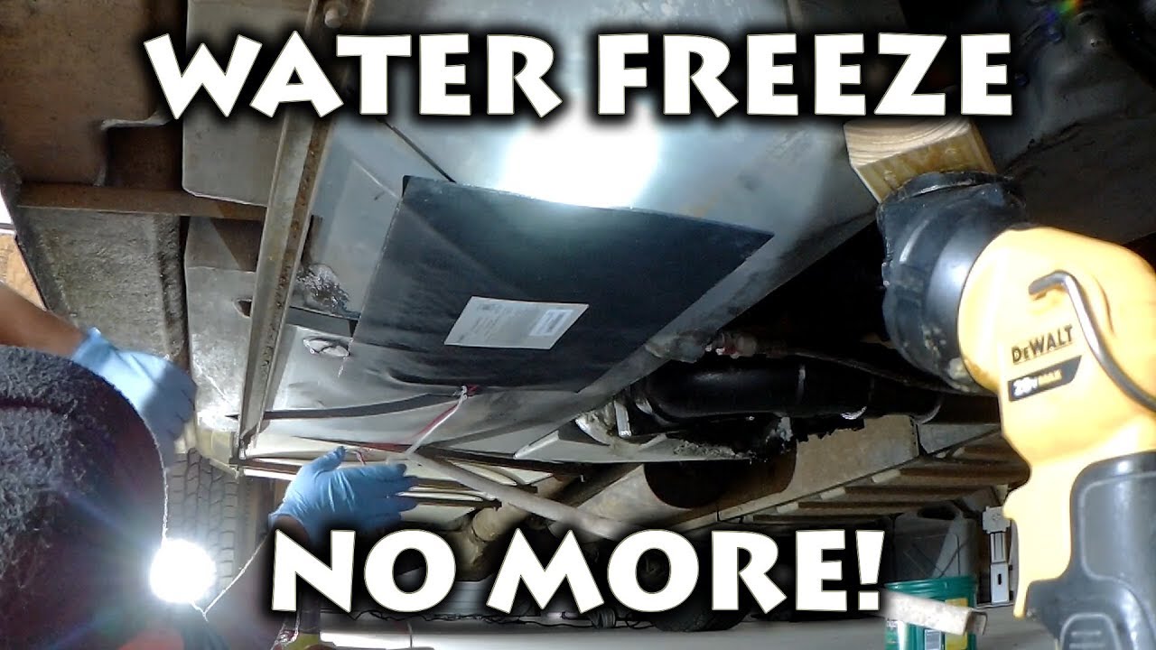 Keep Your RV WATER RUNNING in WINTER without FREEZING by Installing TANK and LINE HEATERS!