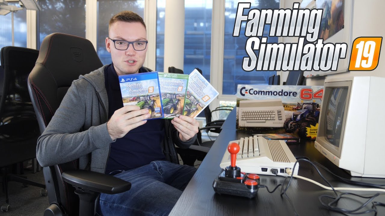 FS19 Gameplay - Guest of the Farming Simulator 19 developers with FS19 Gameplay (C64)
