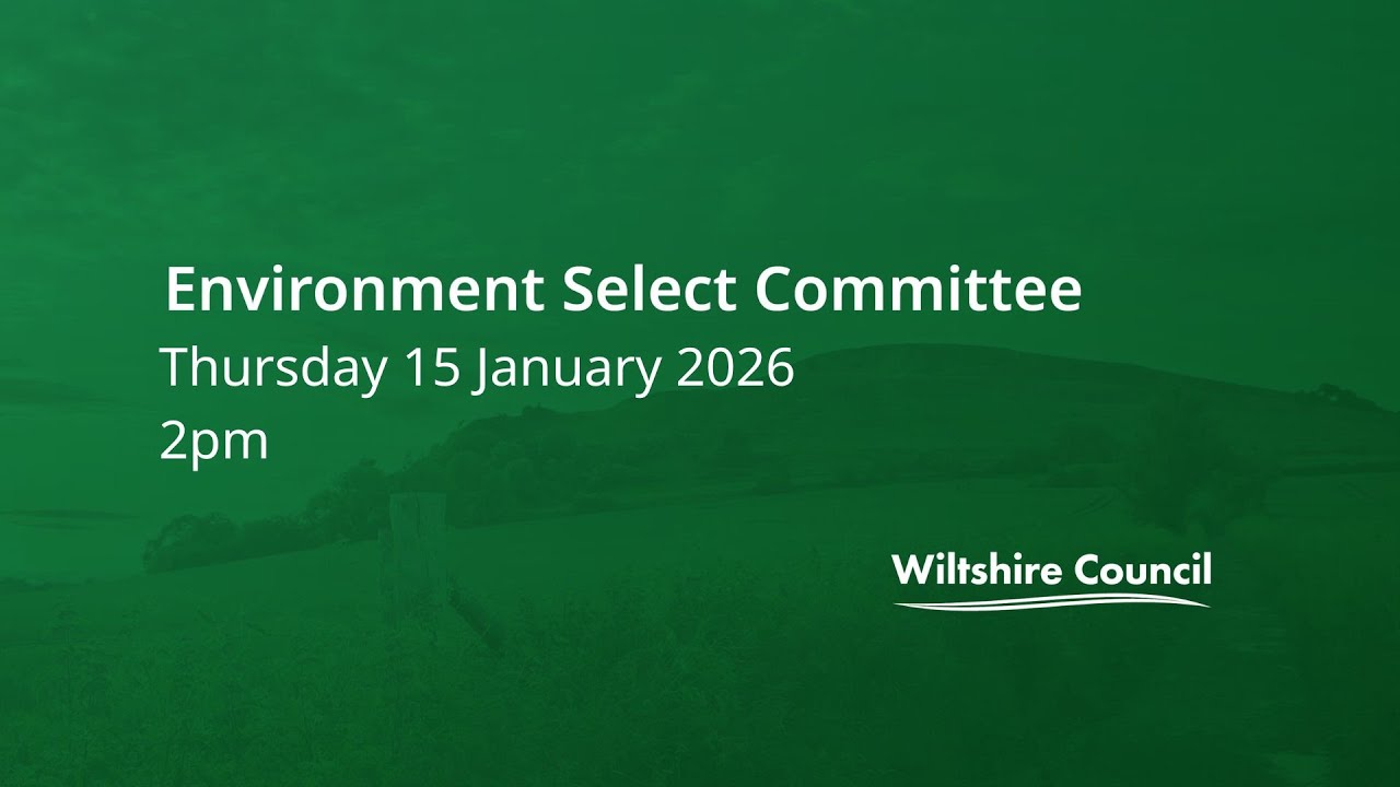 Environment Select Committee, 15 January 2026, 2pm