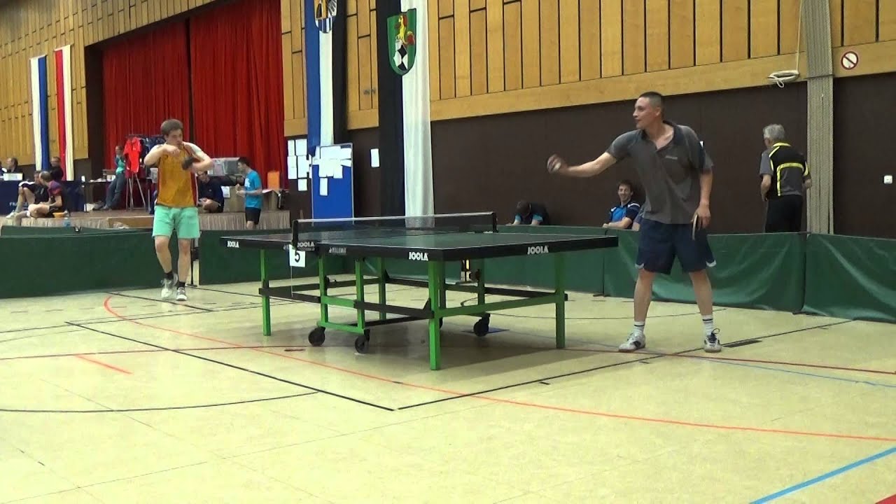 Stefan Albarez WLSG Nuernberg vs Kerschenbaum Diespeck  Ballonverteidigung 1Kohlert Tischtennisturni