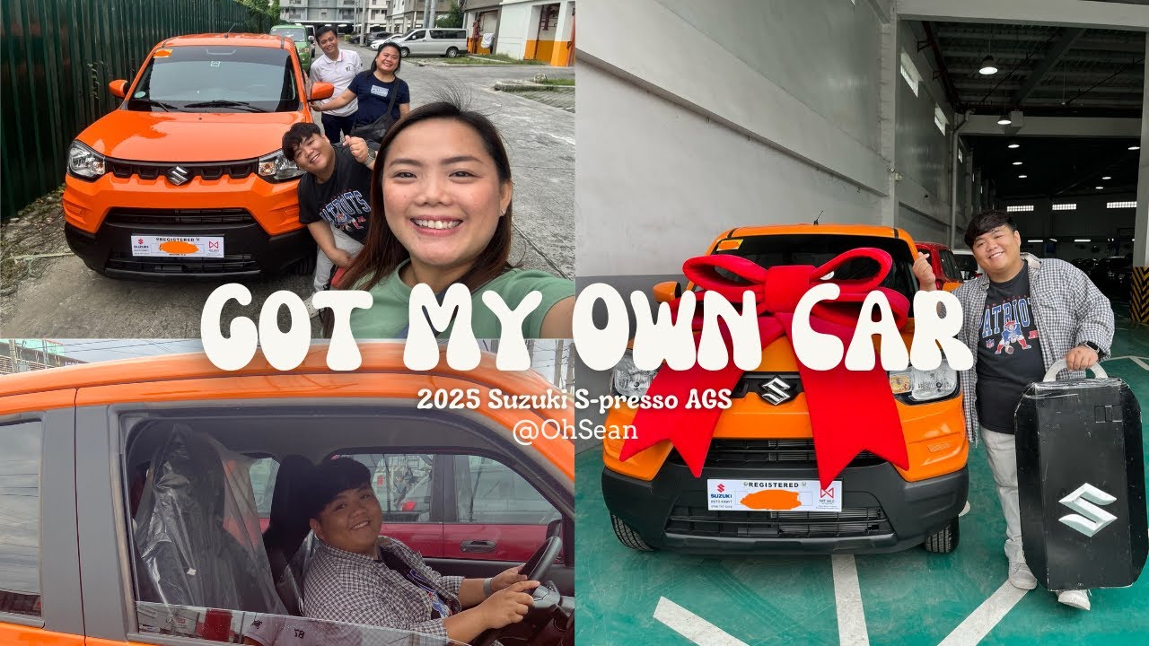 GOT MY OWN CAR! 2025 Suzuki S-presso AGS | OhSean