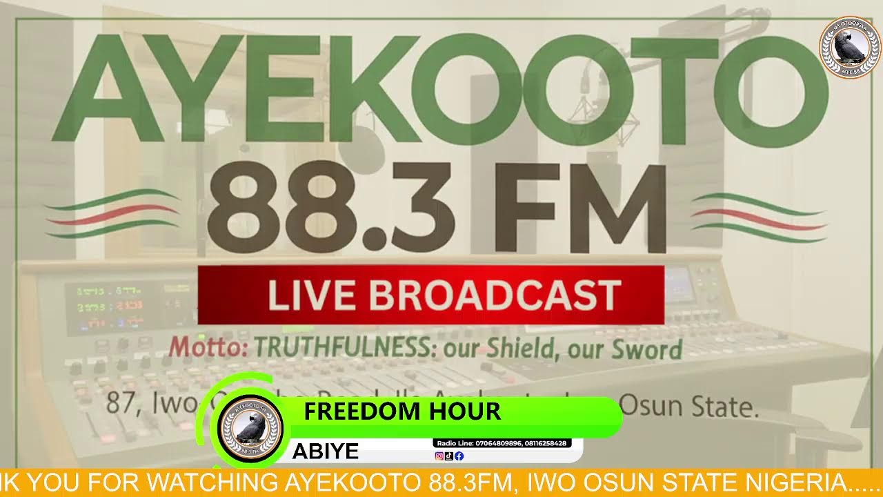 Ayekooto 88.3fm Live Stream