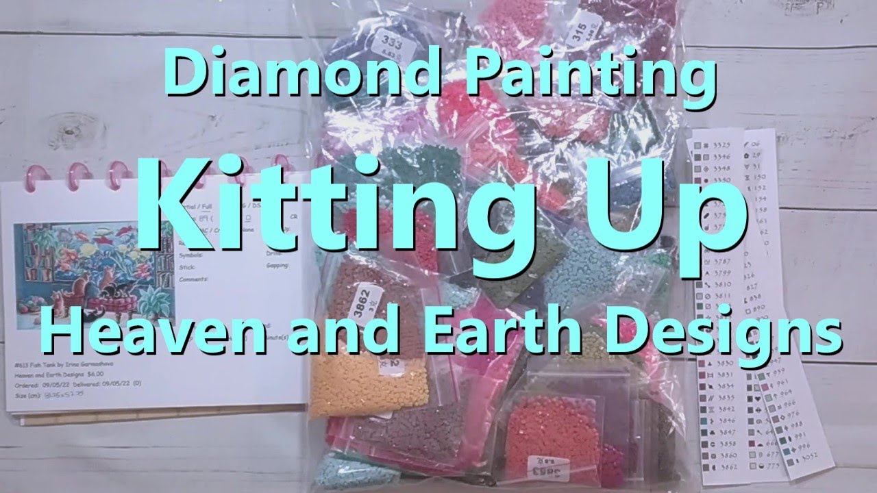 Diamond Painting Kitting Up - Heaven and Earth Designs