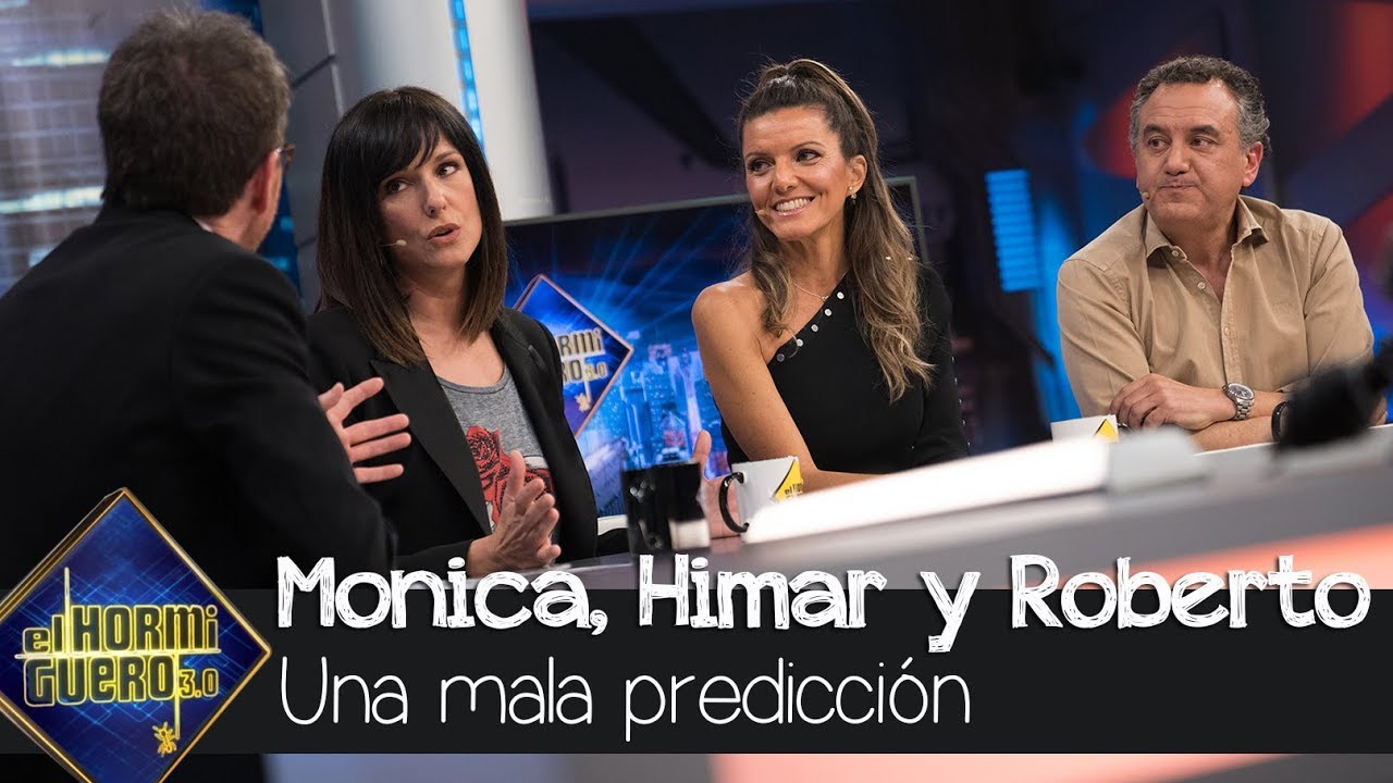 Roberto Brasero, Himar González y Mónica López ante una mala predicción del tiempo - El Hormiguero