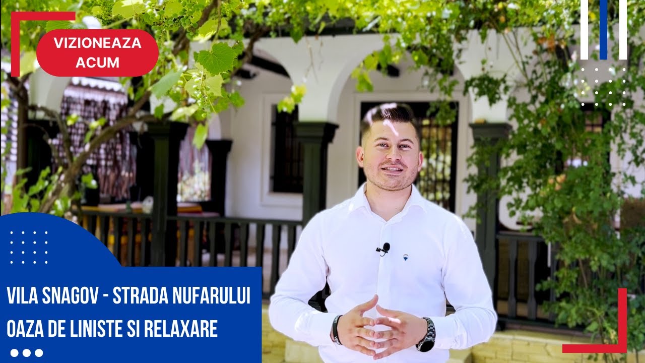 Vilă splendidă de vânzare în Snagov - Str. Nufarului - o oază de liniște și relaxare | Cristian Emin