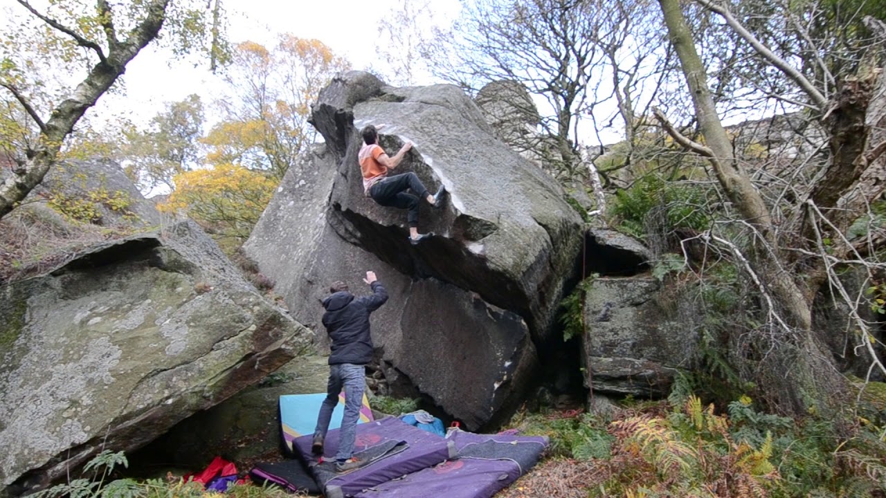 My Orange (7C+), Peak District