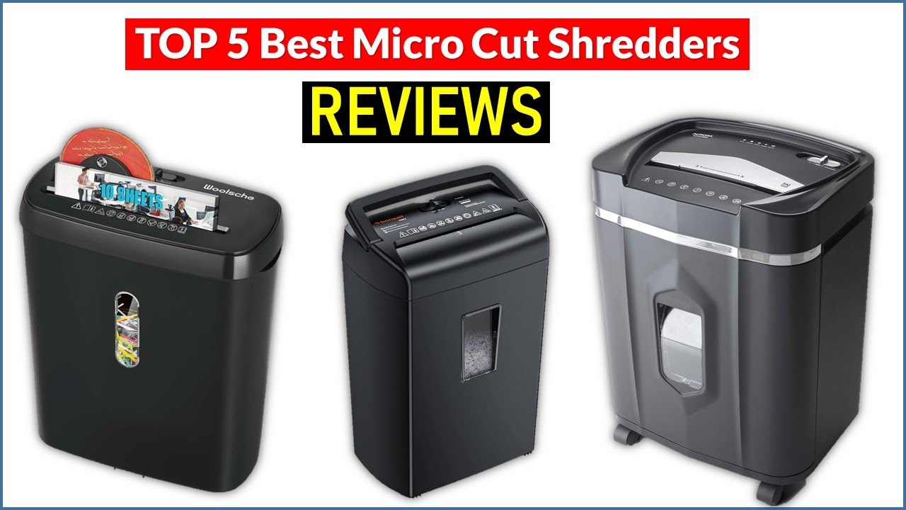 ✅ BEST 5 Micro Cut Shredders  Reviews | Top 5 Best Micro Cut Shredders  - Buying Guide