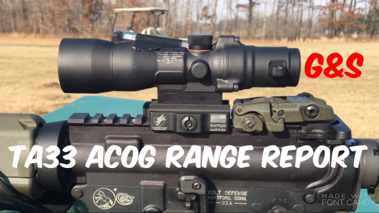 TA33 ACOG range report
