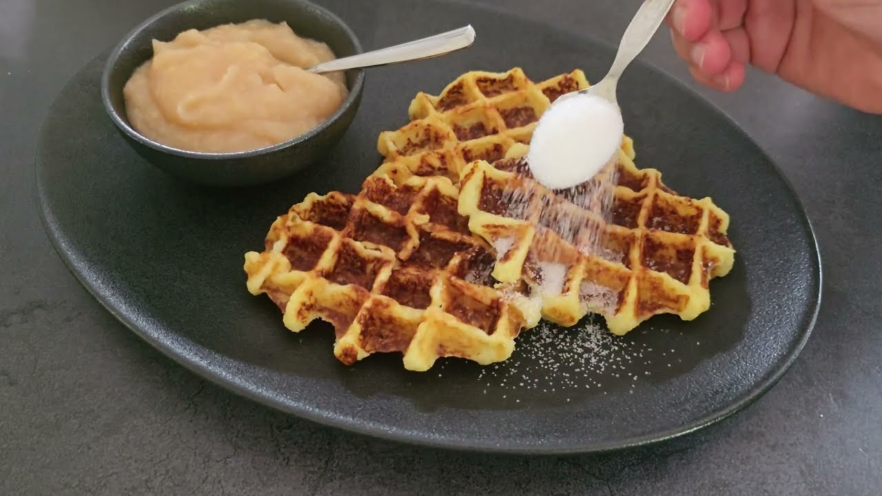 herzhafte Waffeln aus Kartoffeln, schmecken wie Kartoffelpuffer /Kartoffelwaffel soft und aromatisch