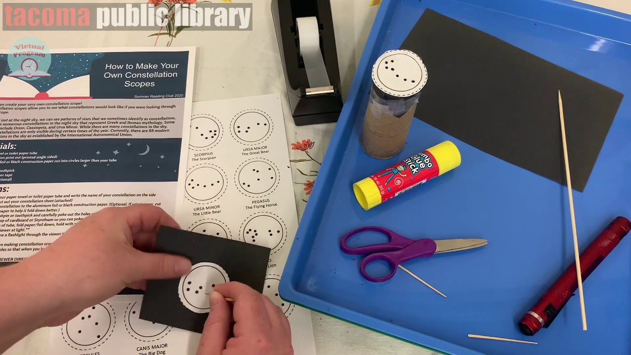 Paper Tube Constellation Scope Activity