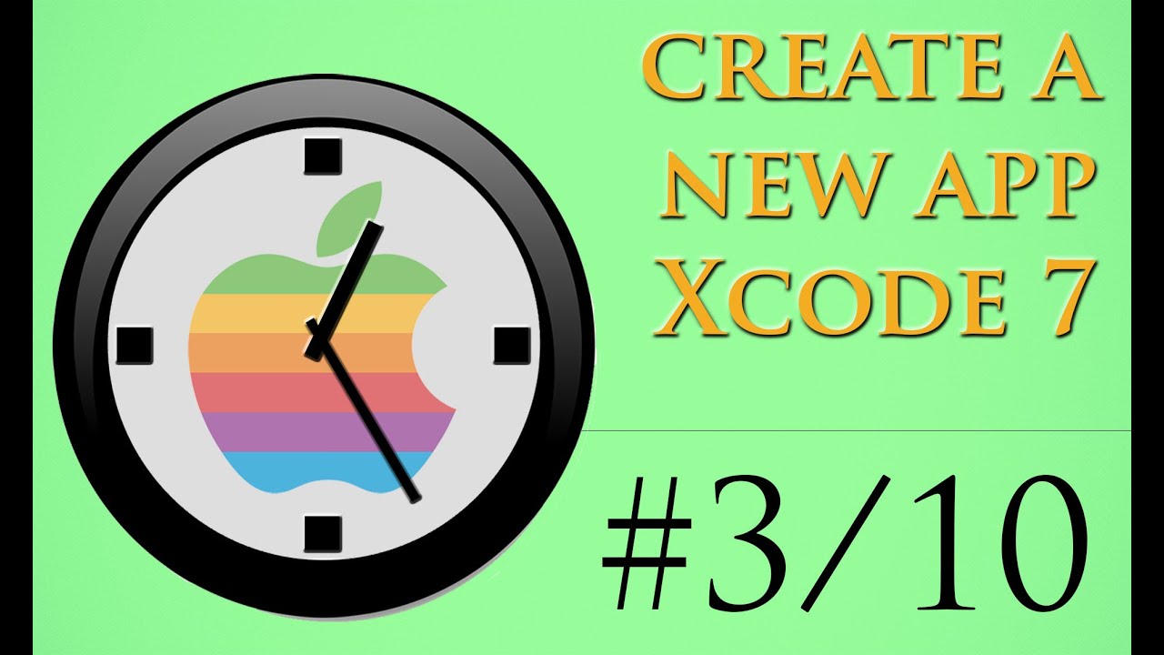 3/10 - How to create a new app in Xcode 7 - Creating an iOS app in 26 minutes