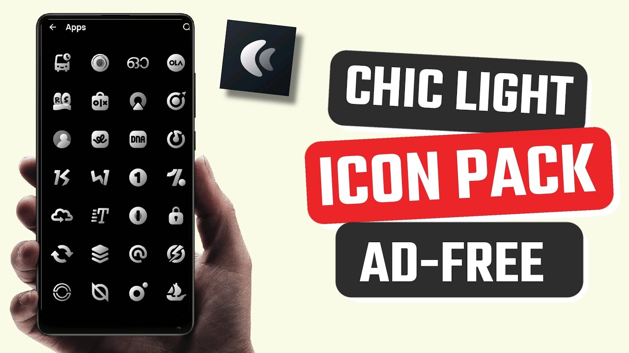Best Free Chic Light Icon Pack App for Android