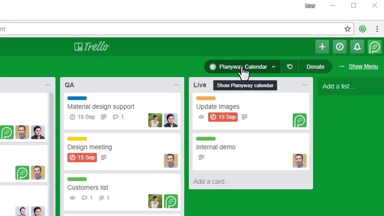 Planyway: календарь для Trello &ndash; интеграция Google Calendar c Trello. Установка.