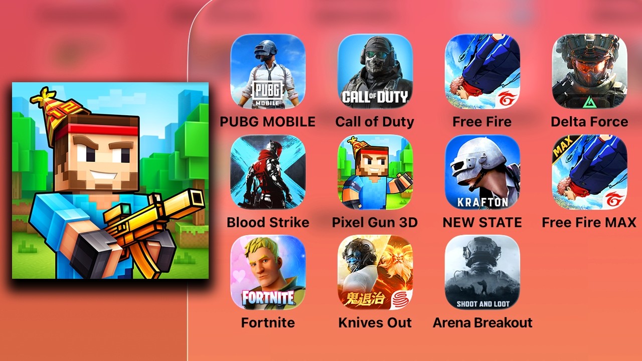 Pixel Gun 3D - FPS Shooter - iPad Pro Gameplay & Walkthrough - Game Review (iOS,Android)