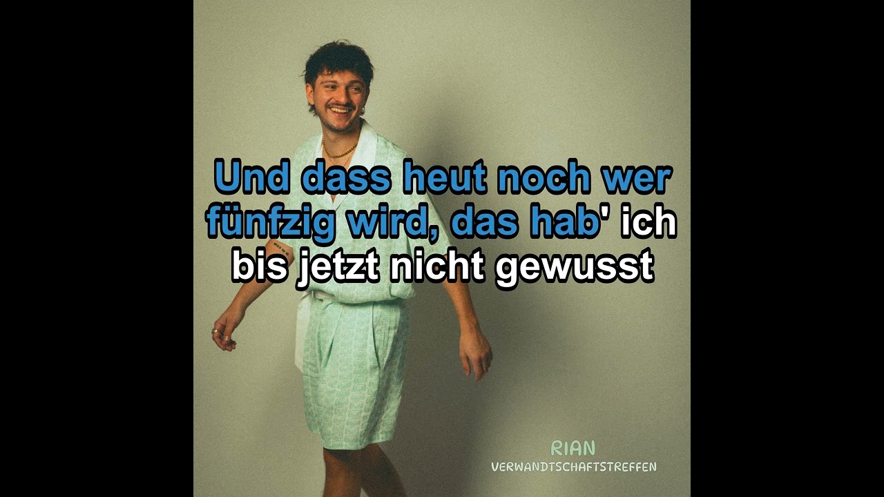 TRAINING zum Karaokevideo: Verwandtschaftstreffen