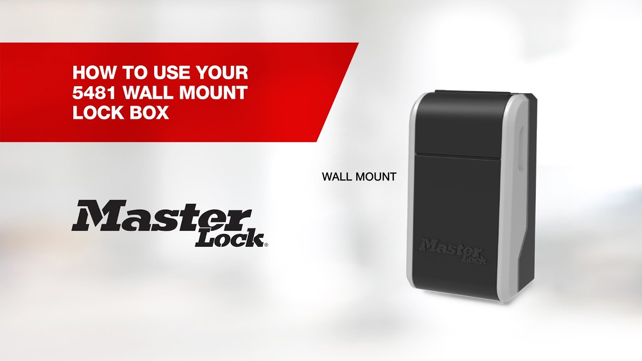 Эксплуатация замков Master Lock 5481