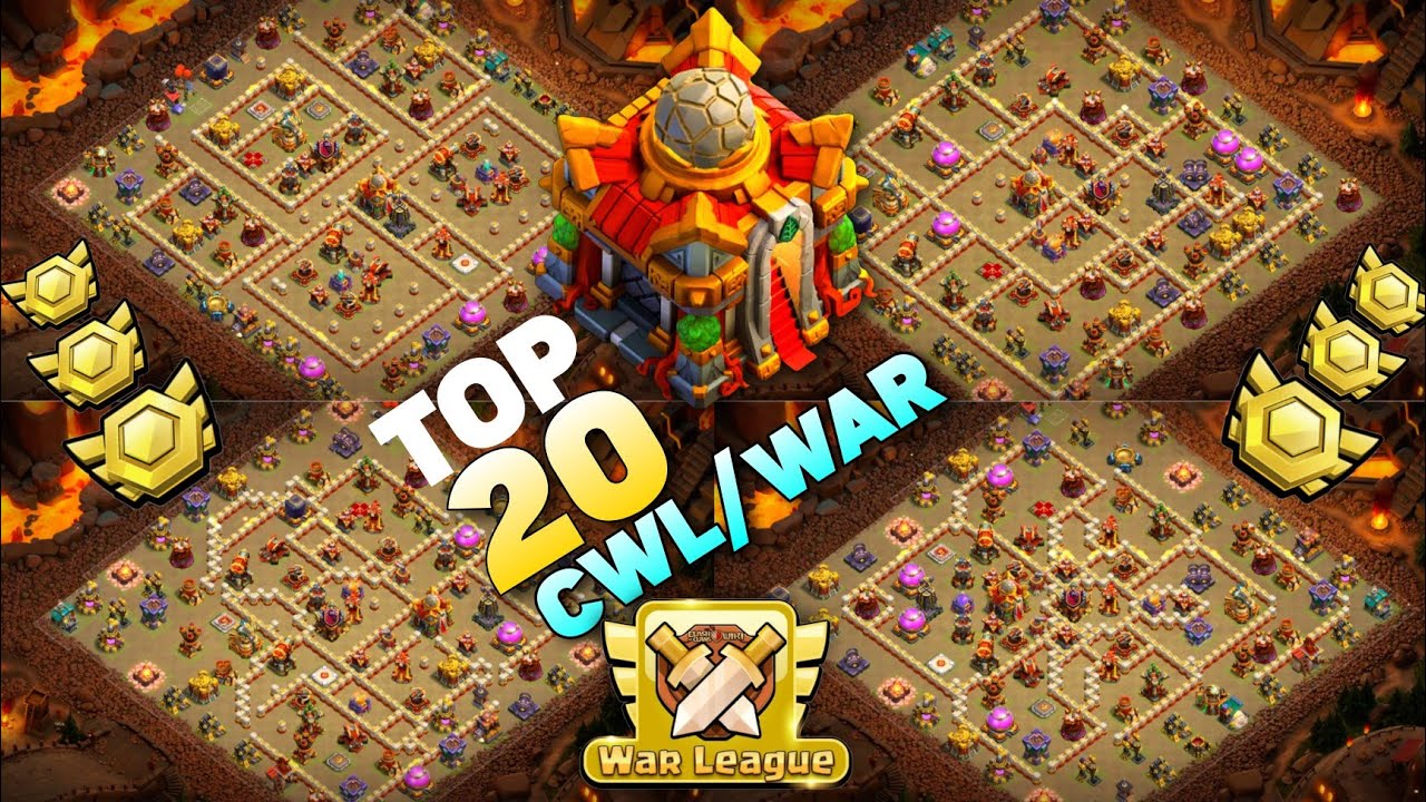 *TESTED*  TOP 20 |TH16 WAR + CWL BASE LINK | NEW ANTI ROOT RIDER BASE LINK | TH16 BEST WAR BASE