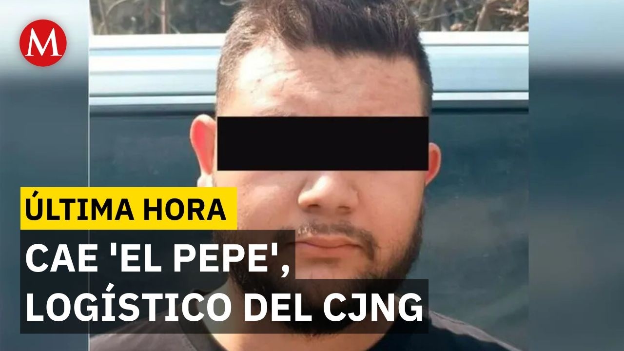 ÚLTIMA HORA: Detienen a 'El Pepe' operador clave del CJNG que trasladó a la pareja de 'El Mencho'