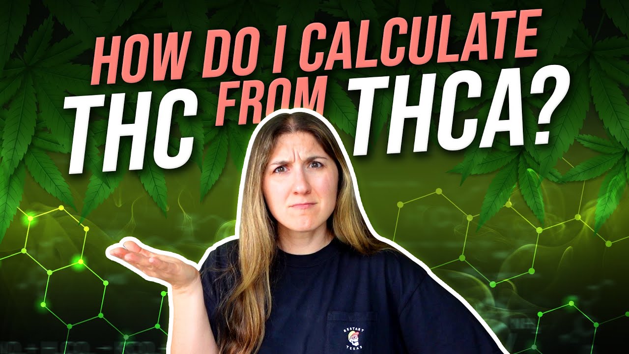 How do I calculate THC from THCA?