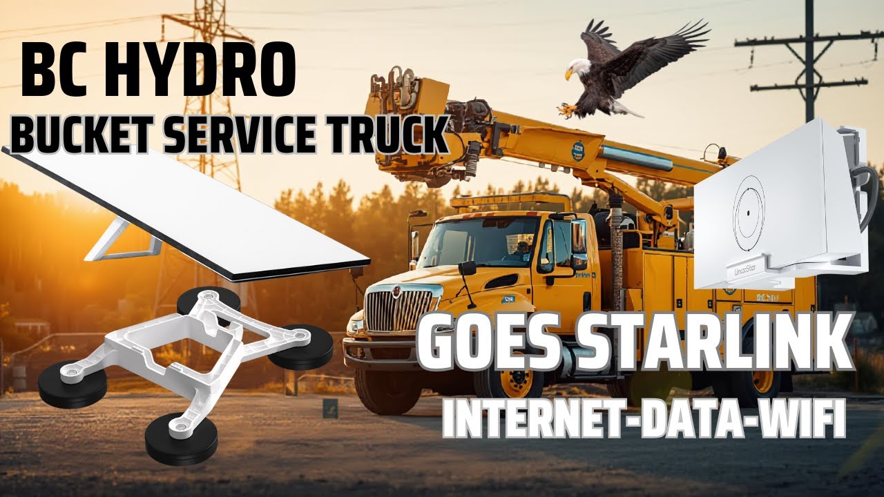 Starlink Standard Gen-3 Installation Into BC Hydro Service Truck