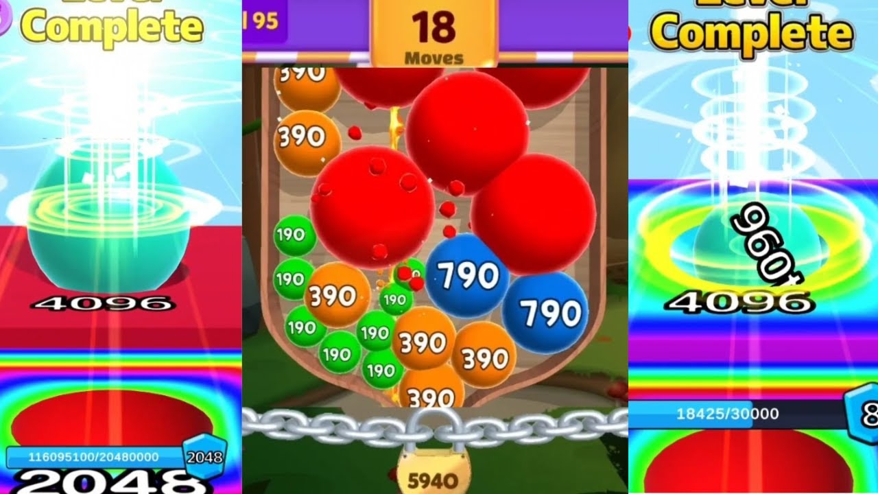 Max Levels  - Laser Bubbles 3D vs ( Epic Moments ) Ball Run 2048 gameplay walkthrough 😎 👌 👍