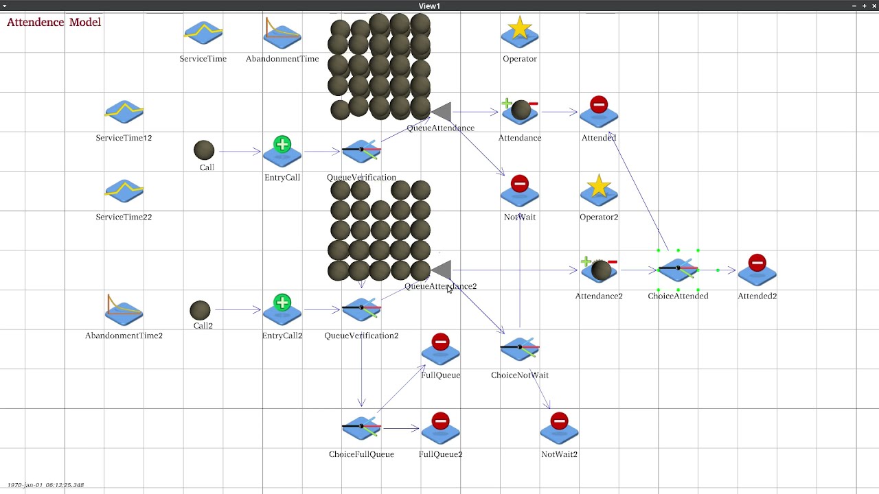 JaamSim Tutorial - Branch Version 2 - call - professor Cristiano Silva