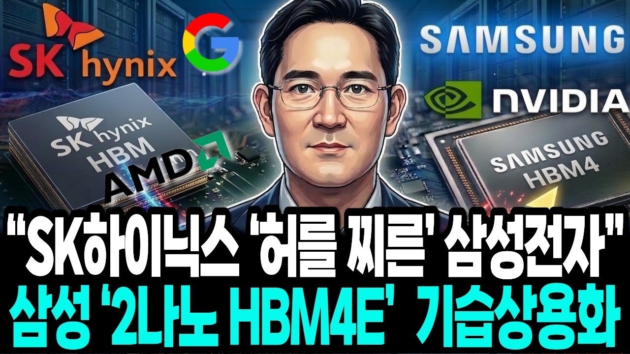 SK하이닉스 ‘취약점’ 노린 ‘삼성전자’ “2나노 HBM4E 기습 상용화”