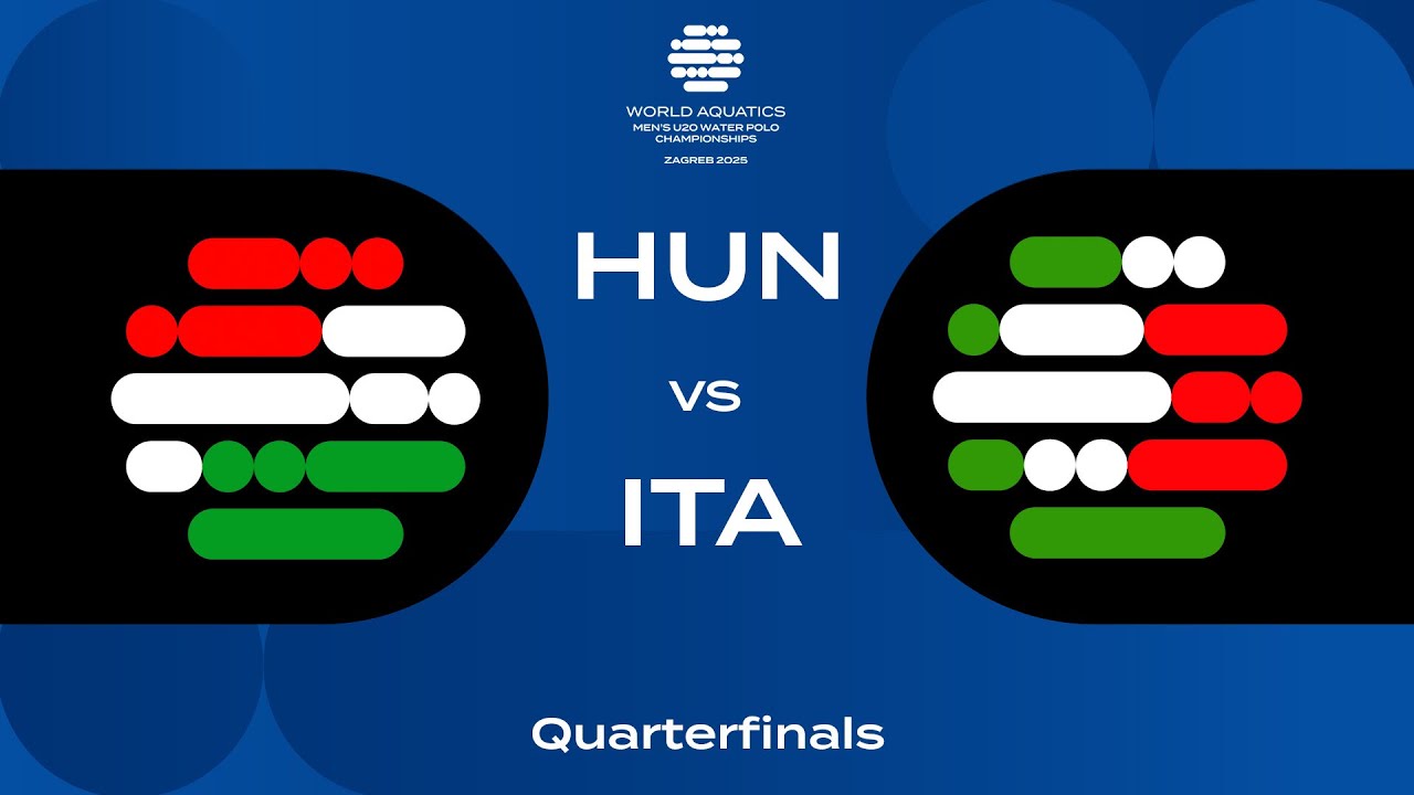 HUN vs ITA | Epic Quarterfinal Clash | Day 6 | U20 Men's Water Polo 2025