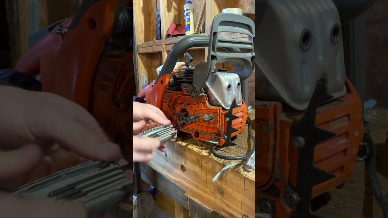Husqvarna 460 Leaky Oil Pump #shorts