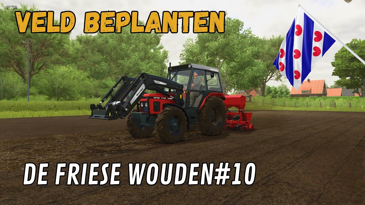 NIEUWE VELD BEPLANTEN MET SORGHUM | DE FRIESE WOUDEN #10 | FS25 | TIMELAPSE