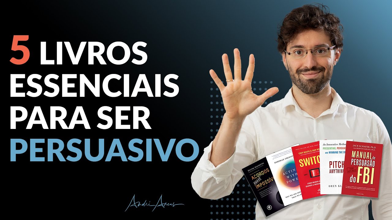 Os 5 livros de persuasão que você precisa ler 📚 (Top 5 Livros de Persuasão)
