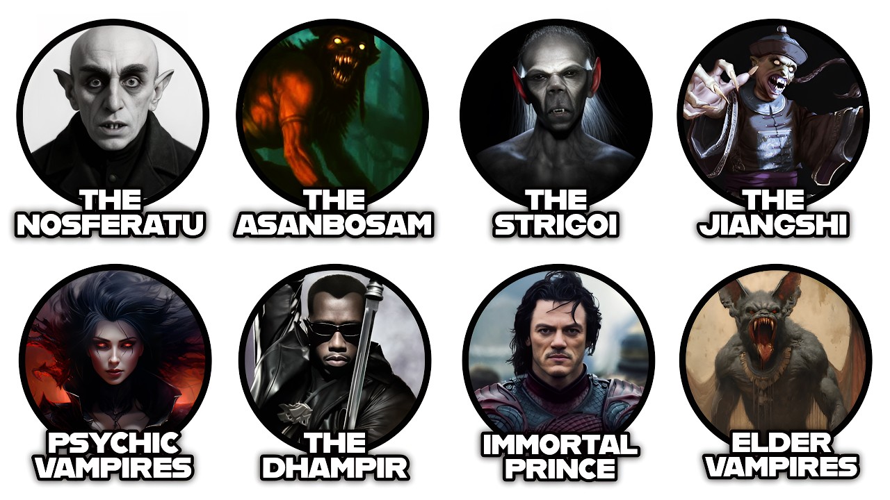 Every Type Of Vampire Explained in 20 Minutes