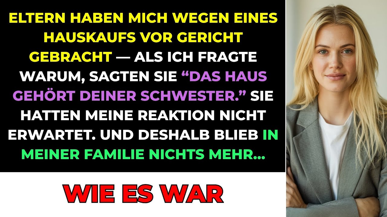 Meine Eltern Zogen Mich Wegen Des Hauses Vor Gericht – "Das Haus Gehört Deiner Schwester"...