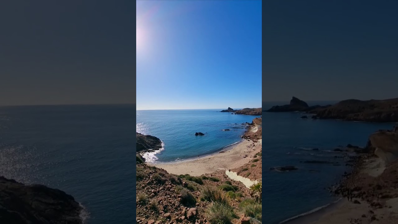 Beautiful deserted cove
