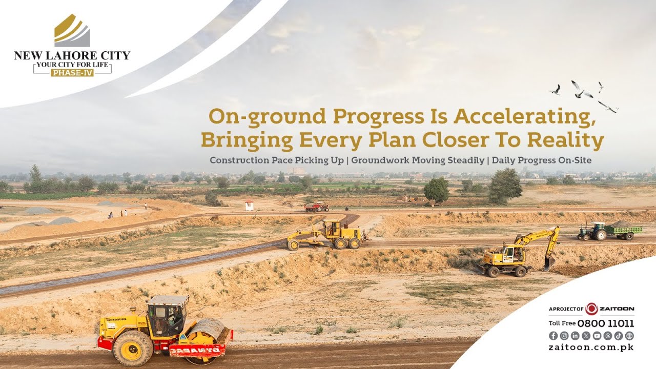 New Lahore City Phase IV | On-Ground Development Update | Progress Turning Vision into Reality