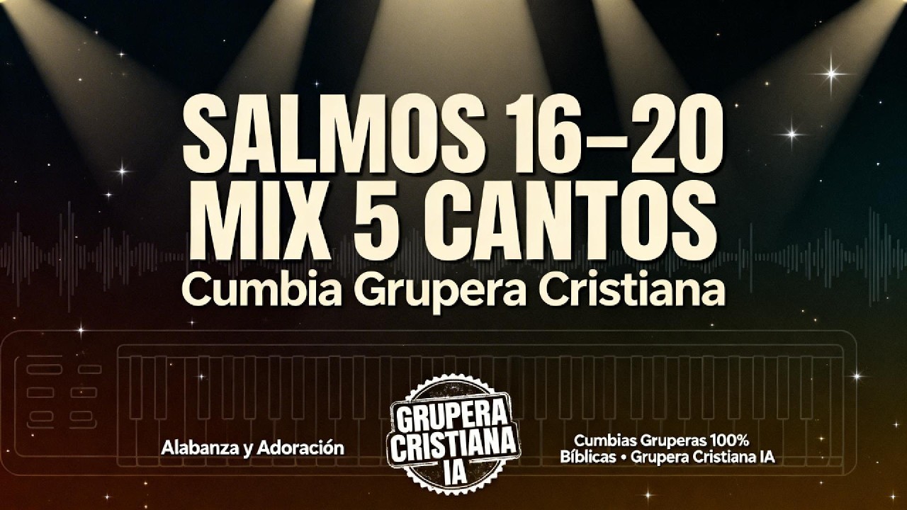 5 Cumbias Gruperas Cristianas basadas en Salmos 16–20 | Mix de Alabanza