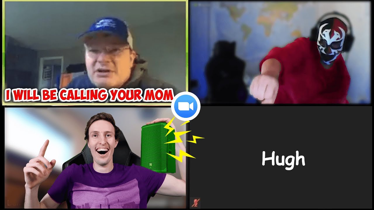 Trolling in RANDOM Online ZOOM CLASSES prank... (Teacher Gets MAD)