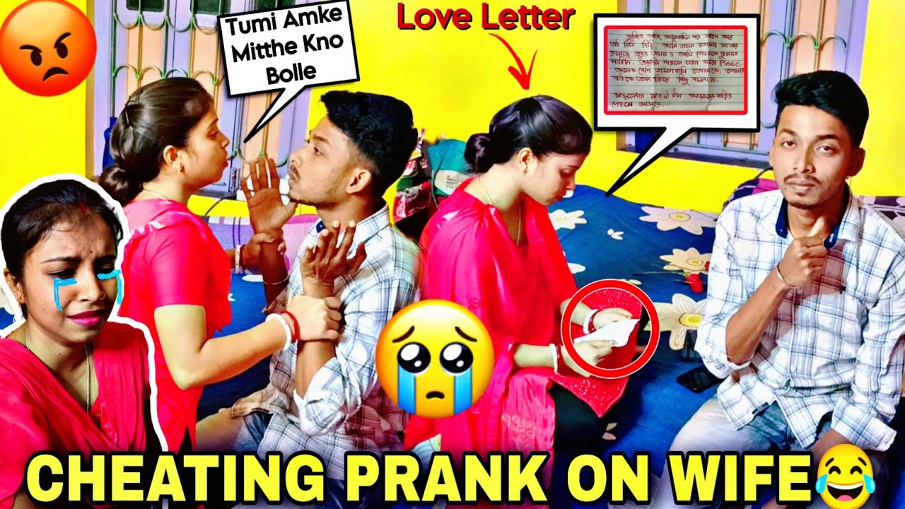 CHEATING PRANK ON WIFE 😭 WITH LOVE LETTER🤣|| GONE EXTREME AND EMOTIONAL 😡😭
