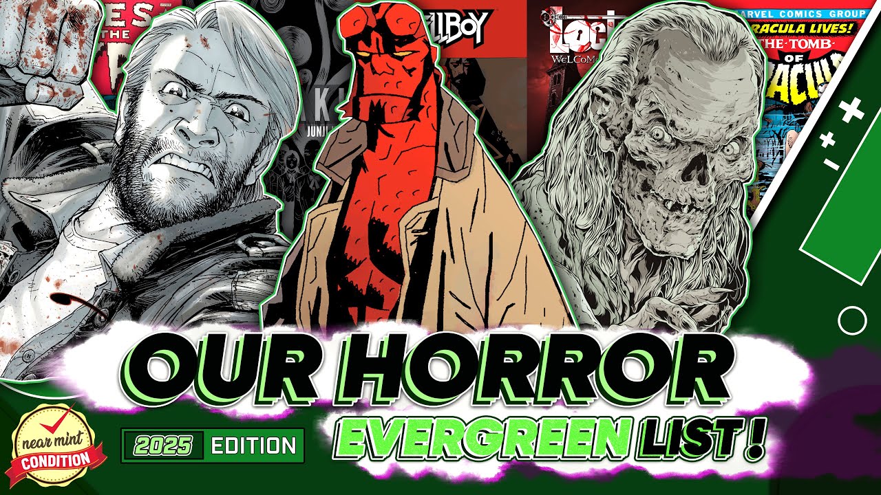 Let's Build our Horror Comics Evergreen List | The 10 Horror Comic Books Stories!