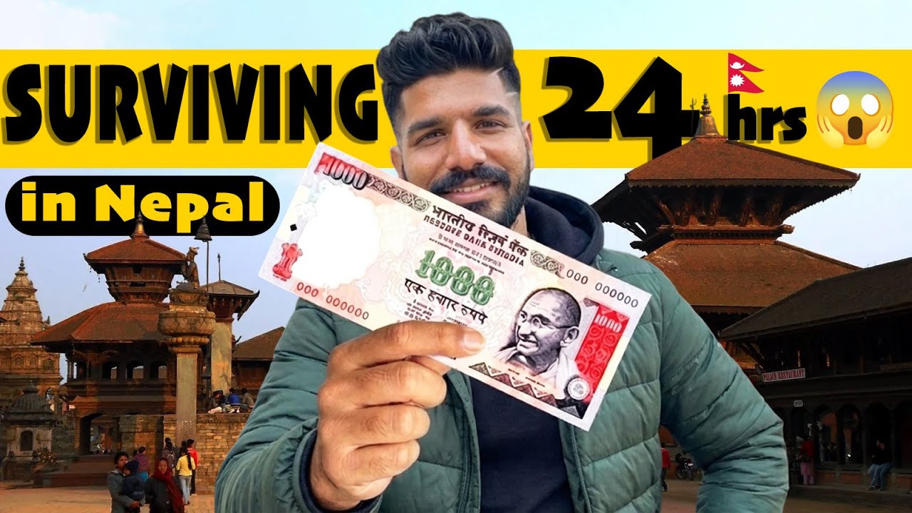 ₹1000 Challenge in NEPAL 🇳🇵 | Survived 24 Hours 😱