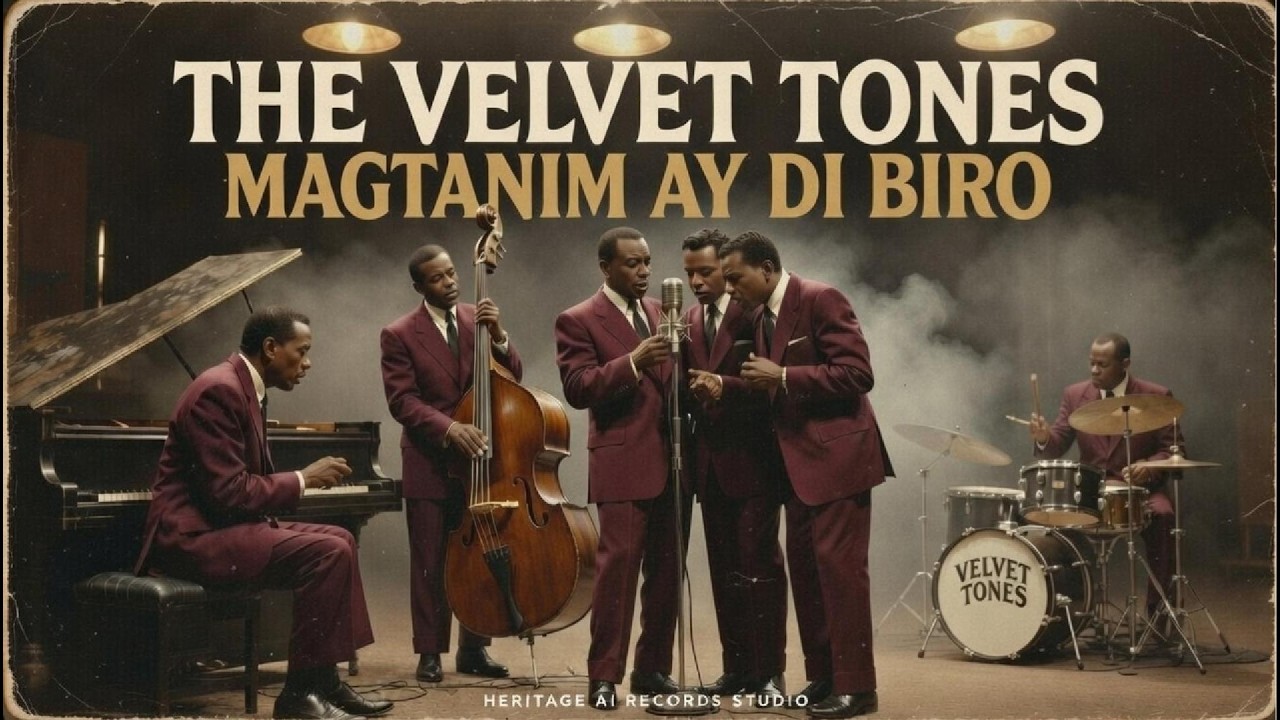 MAGTANIM AY DI BIRO-THE VELVET TONES - (1950s Soul )