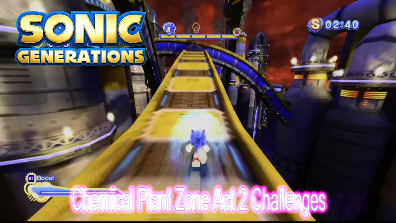 Sonic Generations Chemical Plant Act 2 Challenges