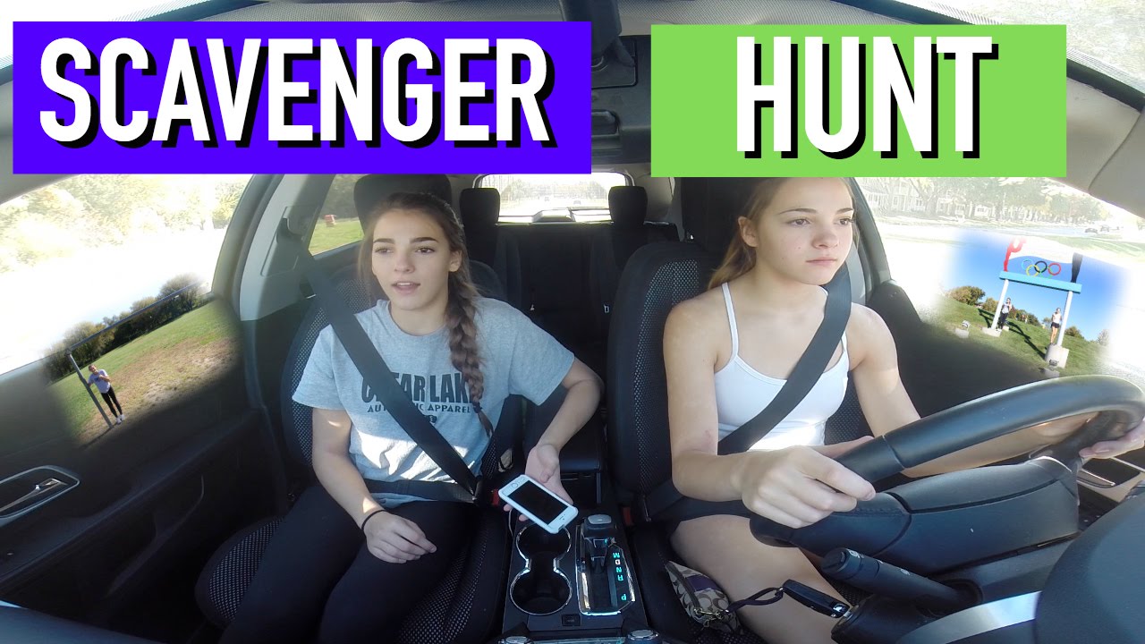 GYMNASTICS SCAVENGER HUNT!