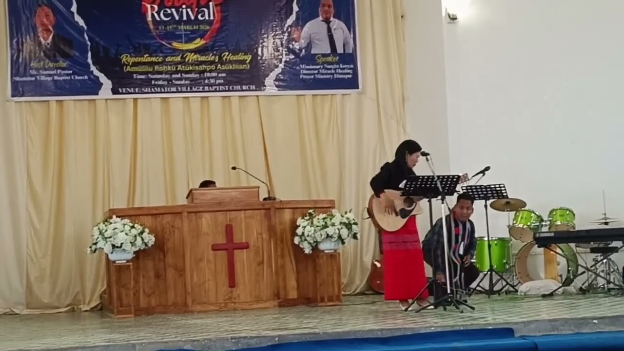 Special song by Miss Amongla 