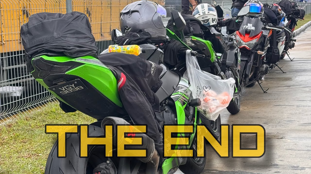 PENGHUJUNGNYA, HUJAN SEHARIAN | RIDE SEPARA SEMENANJUNG | ZX10R 