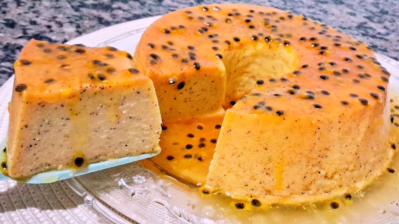 PUDIM DE MARACUJÁ SIMPLES E SUPER CREMOSO!!!!SOBREMESA FÁCIL E RÁPIDO DE FAZER/RECEITAS DA MARI 😍🥰
